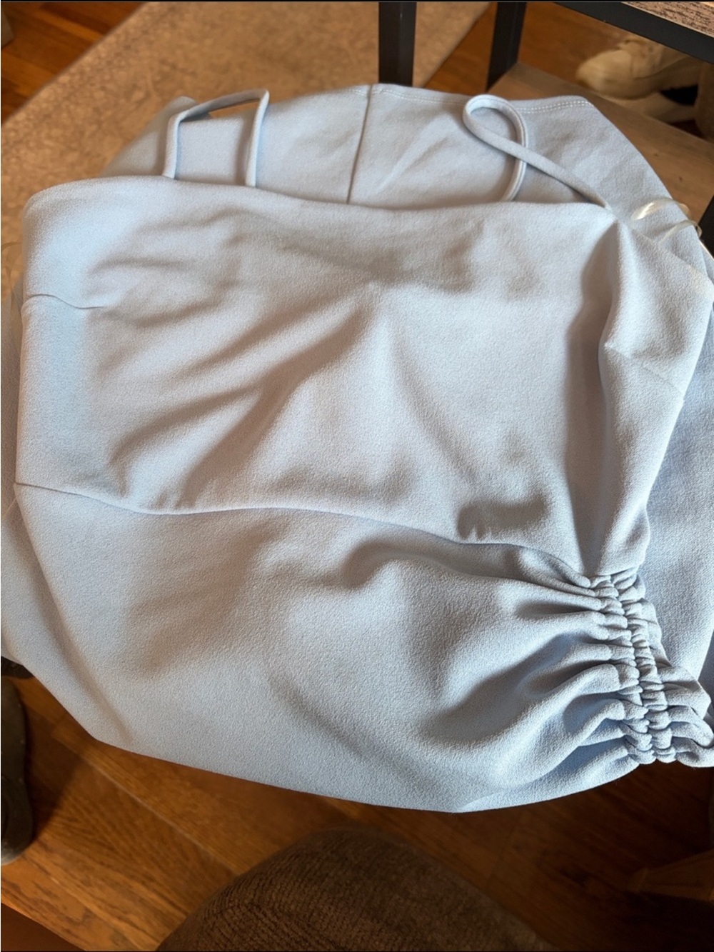 Light Blue Ruched Women’s dress